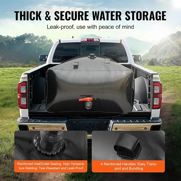 Rectangular Water Storage Bladder in stock